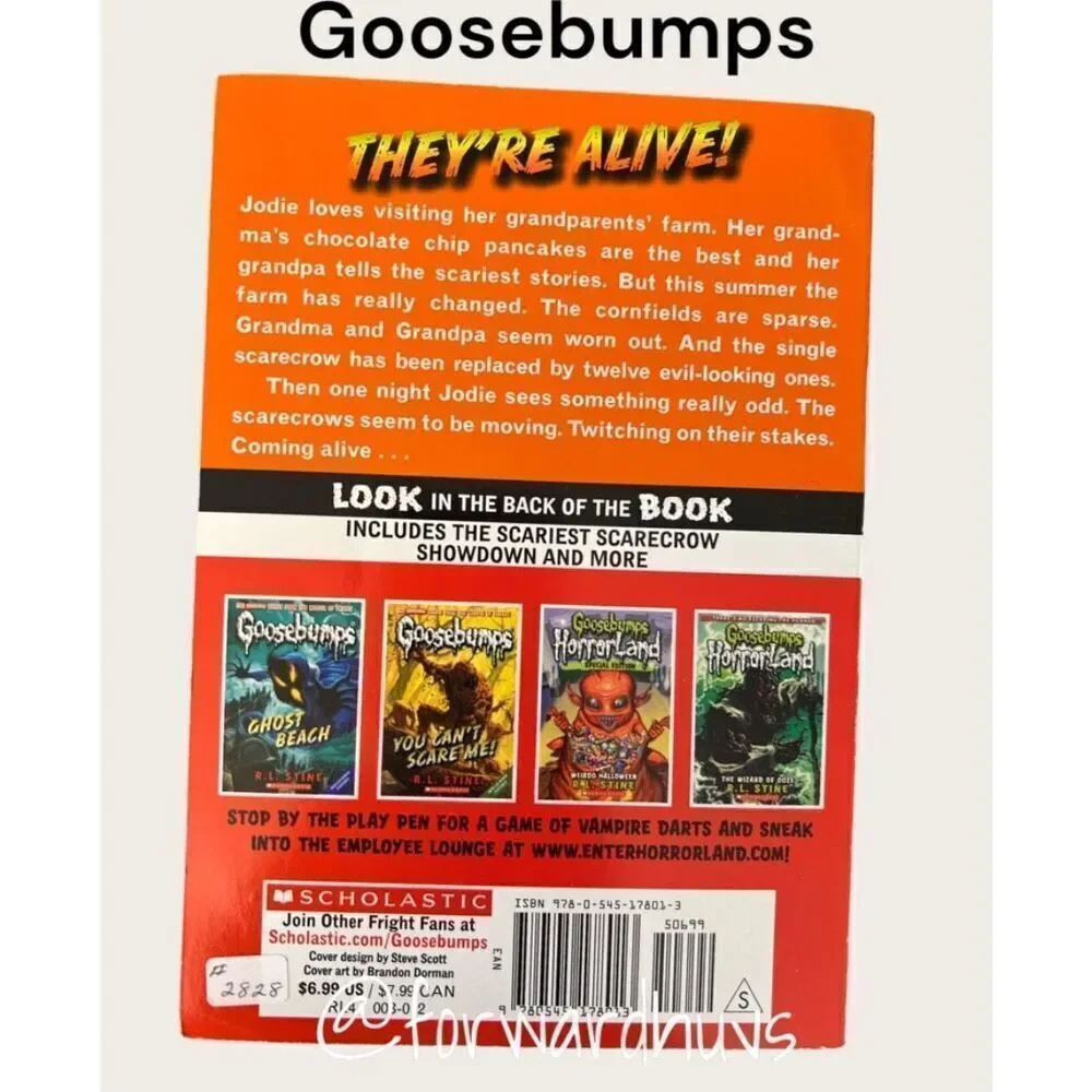 Goosebumps | R.L. Stine | The Scarecrow Walks at Midnight | 2010